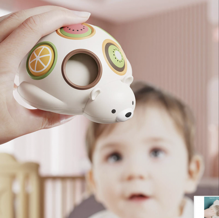 Jucarie senzoriala de motricitate fina si de invatare a fructelor, Ursul panda [7]