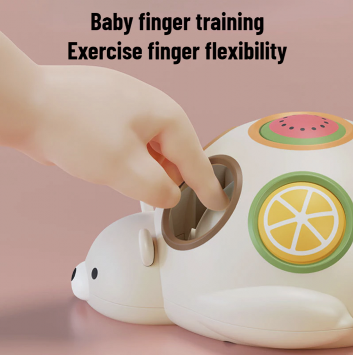 Jucarie senzoriala de motricitate fina si de invatare a fructelor, Ursul panda [2]