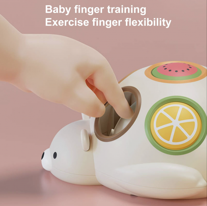 Jucarie senzoriala de motricitate fina si de invatare a fructelor, Ursul panda [6]