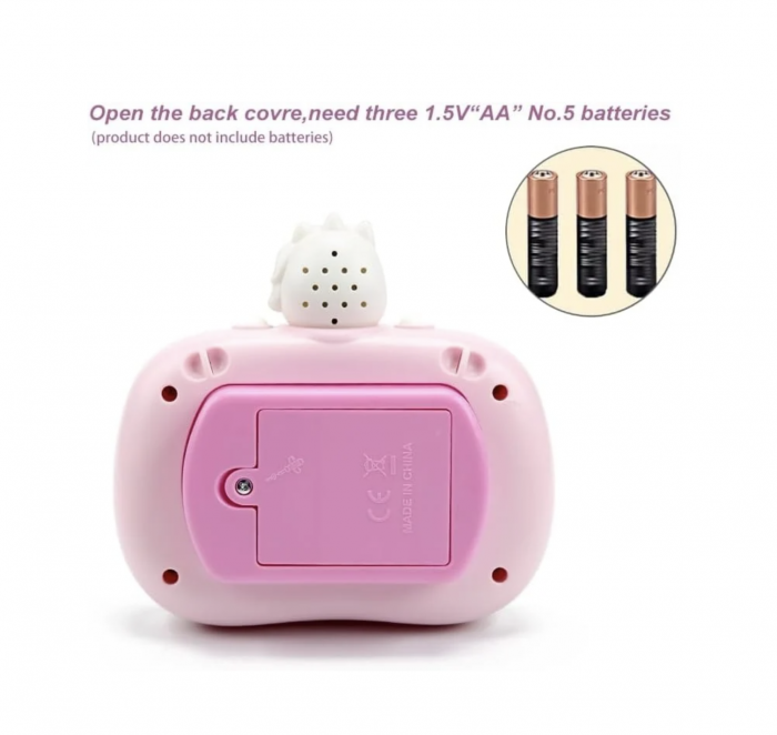 Jucarie senzoriala inteligenta Pop It cu lumini - Consola Interactiva Unicornul roz [4]