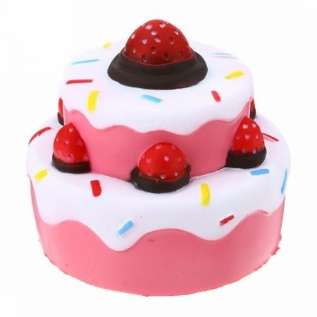 Jucarie squishy parfumata tort etajat