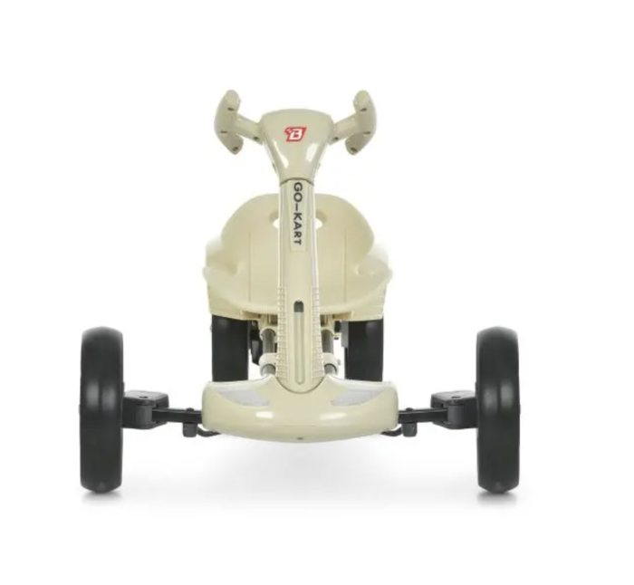 Kart Electric Pliabil Pentru Copii, 12V, Bluetooth, 3-7 Ani, Crem [3]
