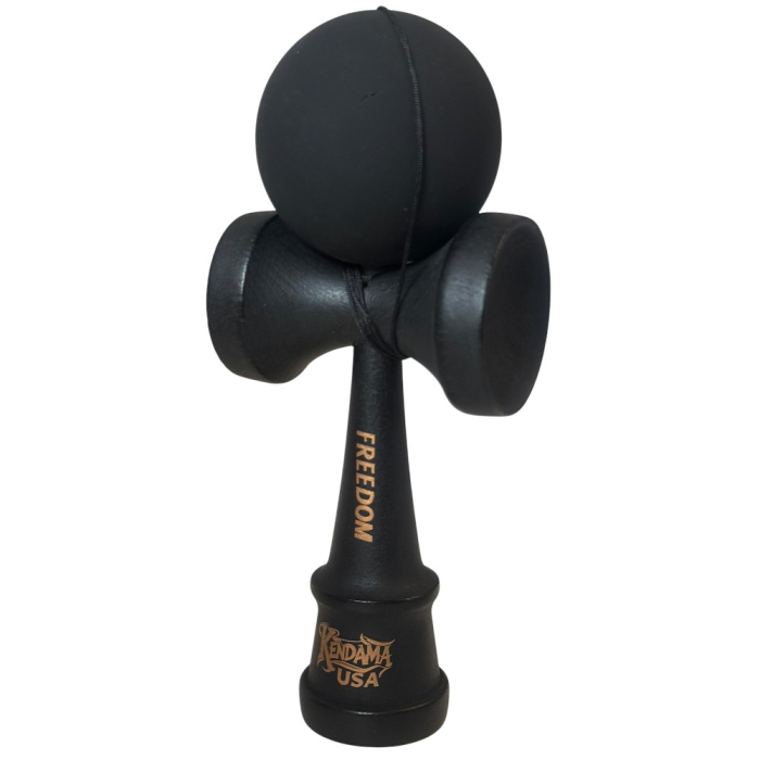 Kendama USA Freedom, 18 cm, negru mat, din lemn [1]