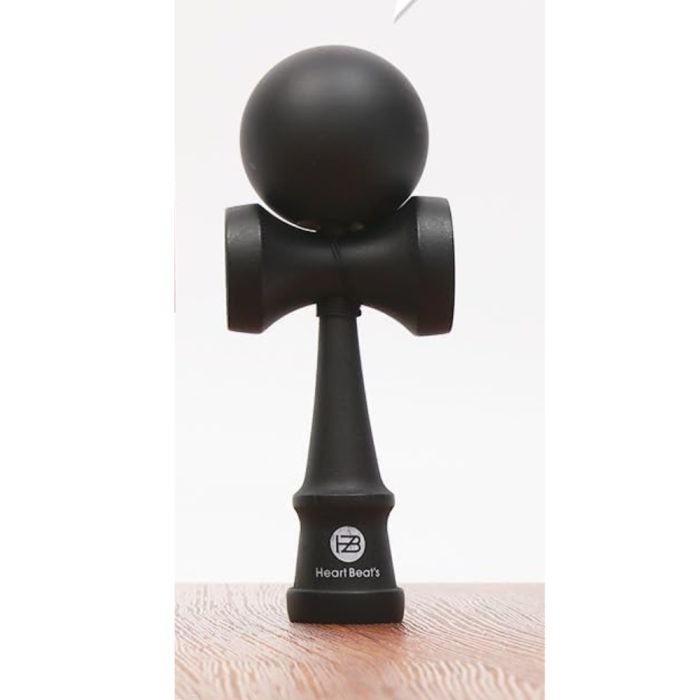 Kendama Heart Beat's 18 cm, negru, din lemn [3]