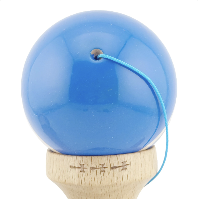 Kendama X Royal King Size, Super Sticky cupe mari, Albastru-Natur cu dungi [5]