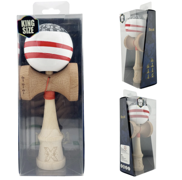 Kendama X Royal King Size, Super Sticky cupe mari, Chicanos Alb-Negru [6]