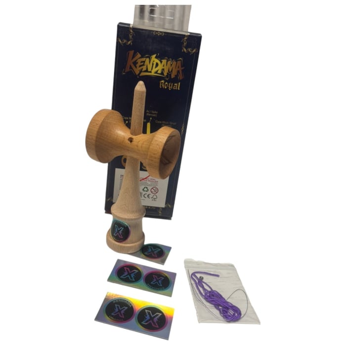 Kendama X Royal King Size, Super Sticky cupe mari, Roz-Alb cu dungi [9]