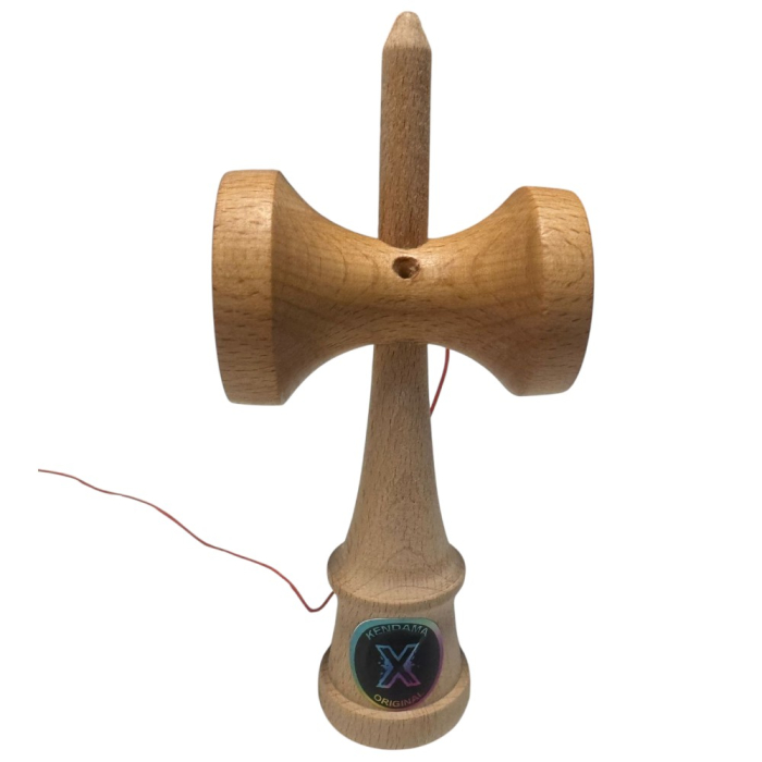 Kendama X Royal King Size, Super Sticky cupe mari, Alb-Bleumarin-Negru dungi aurii [11]