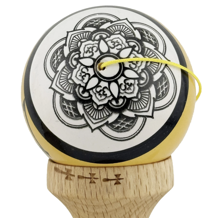 Kendama X Royal King Size, Super Sticky cupe mari, Zen Galben [5]