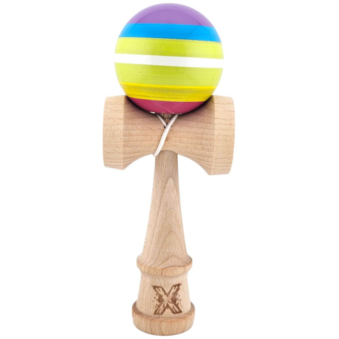 Kendama X Super Sticky 18 cm, dungi Multicolor, din lemn [1]