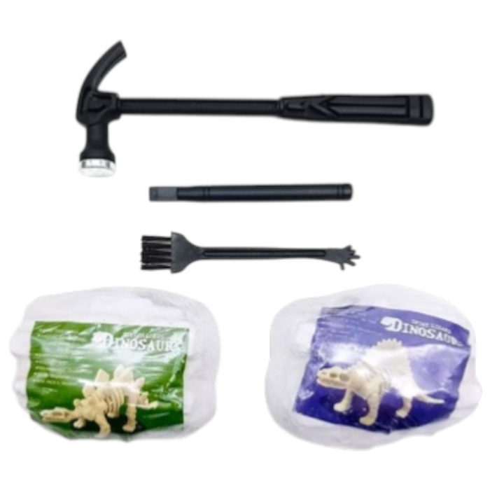 Kit excavare 2 fosile dinozaur 3D, sapatura si asamblare schelet, 4+ ani [2]