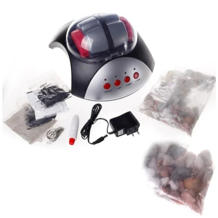 Kit slefuire pietre copii, Rock Tumbler cu accesorii bijuterii, 6 ani+ [2]
