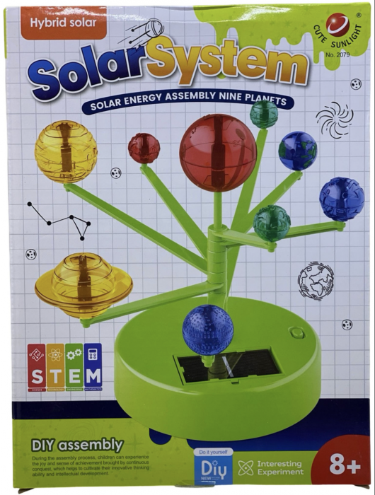 Kit de Știință Sistemul Solar cu 8 planete- Sistem Solar cu Energie Solară [7]