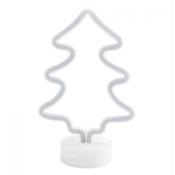 Lampa cu LED in forma de brad, cu stand [2]