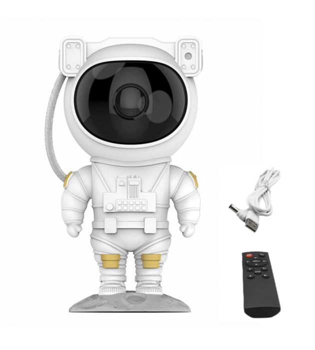 Lampa cu proiectii Galaxy Astronaut, cu telecomanda [20]