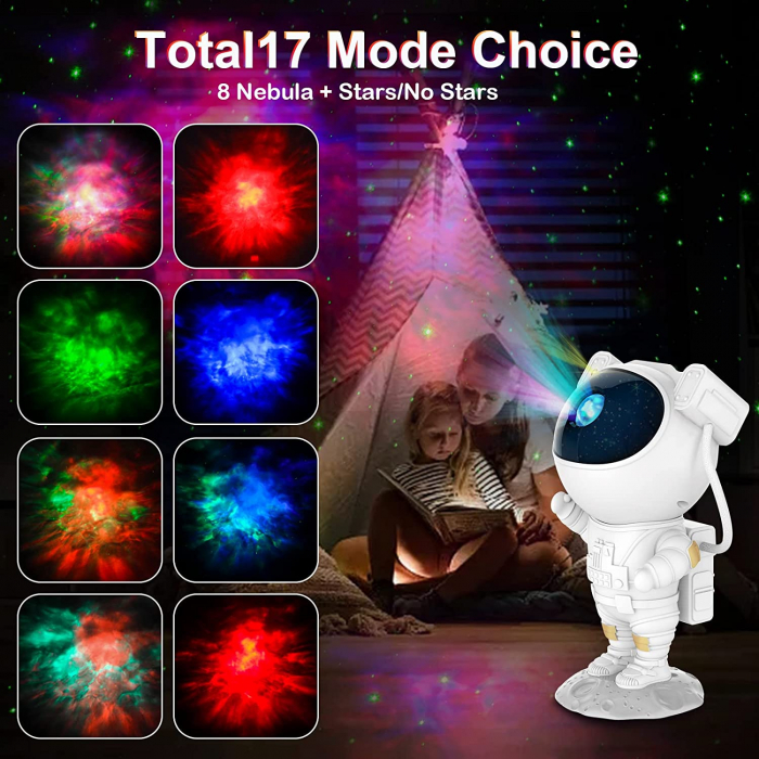 Lampa cu proiectii Galaxy Astronaut, cu telecomanda [5]