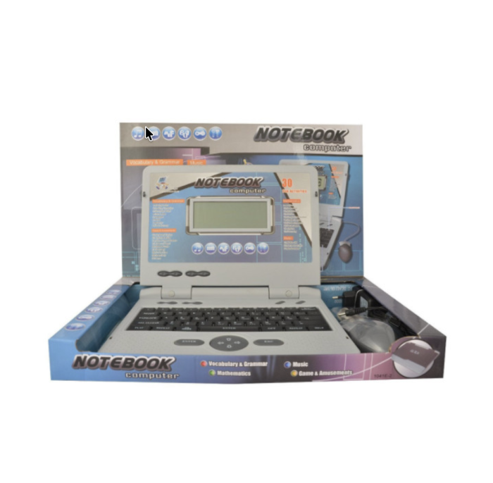Laptop cu 30 functii educationale, pentru copii, albastru [4]