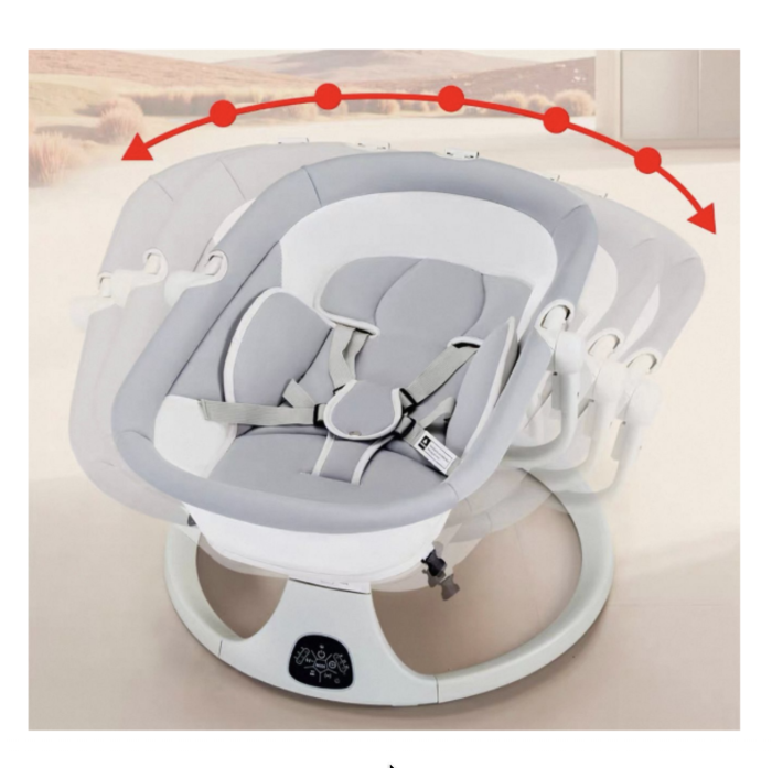 Leagan Electric, Balansoar si Patut Inteligent, S028 Crem cu Telecomanda [10]