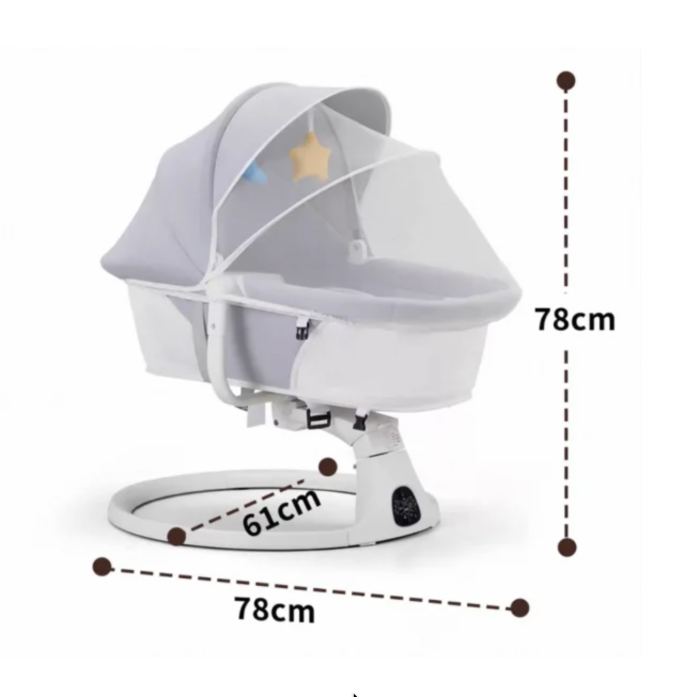 Leagan Electric, Balansoar si Patut Inteligent, S028 Crem cu Telecomanda [9]