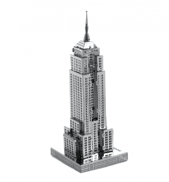 Macheta 3D Metal Empire State Building, scara 1:4200