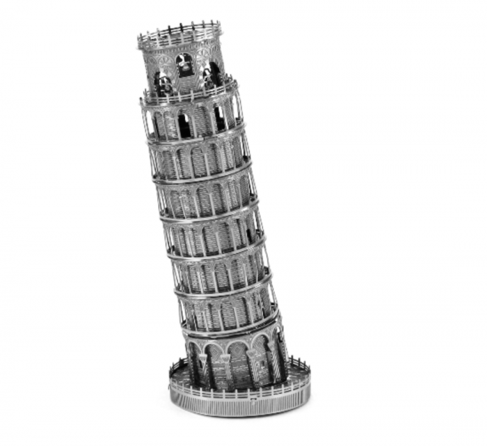 Macheta 3D Metal Turnul din Pisa, scara 1:3400