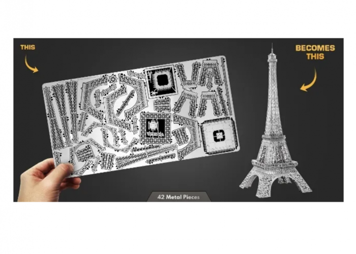 Macheta 3D Metal Turnul Eiffel scara 1:3200 [3]