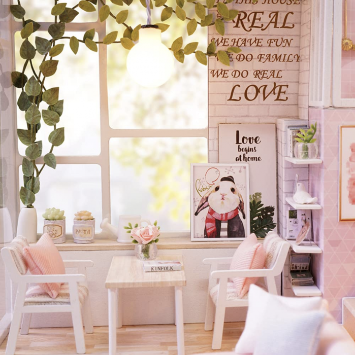 Macheta DIY mobilier casuta papusi Apartament Dream Loft scara 1:24 [9]