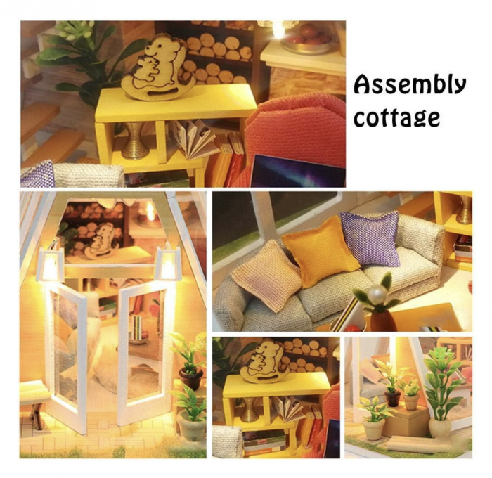 Macheta DIY mobilier casuta papusi Cabana de vis [5]