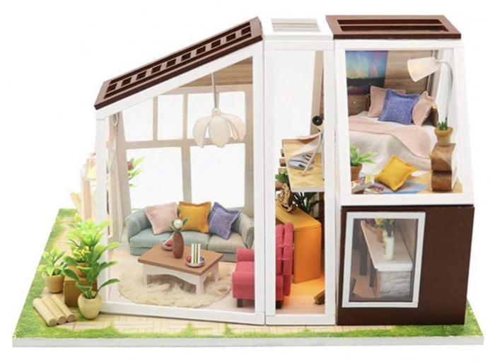 Macheta DIY mobilier casuta papusi Cabana de vis [6]