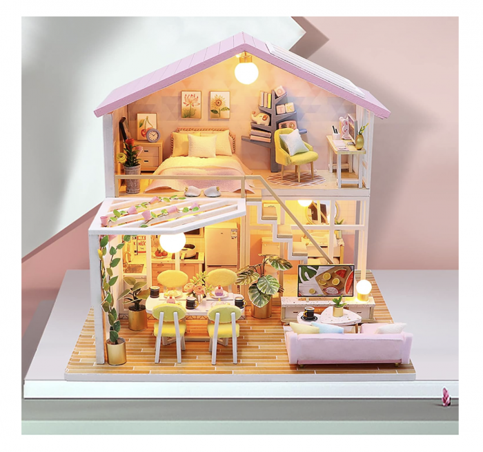 Macheta DIY mobilier casuta papusi Vila de vis, scara 1:24 [7]