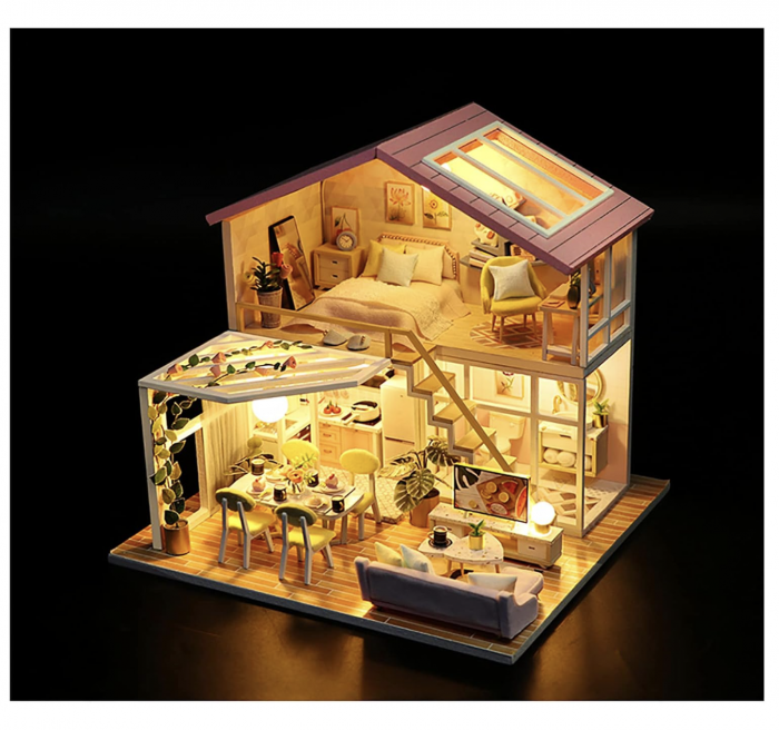 Macheta DIY mobilier casuta papusi Vila de vis, scara 1:24 [6]