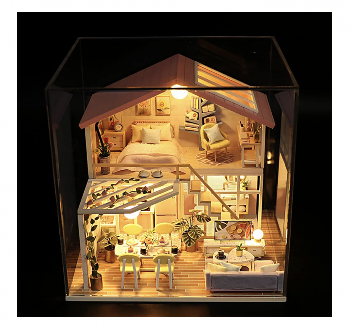 Macheta DIY mobilier casuta papusi Vila de vis, scara 1:24 [2]