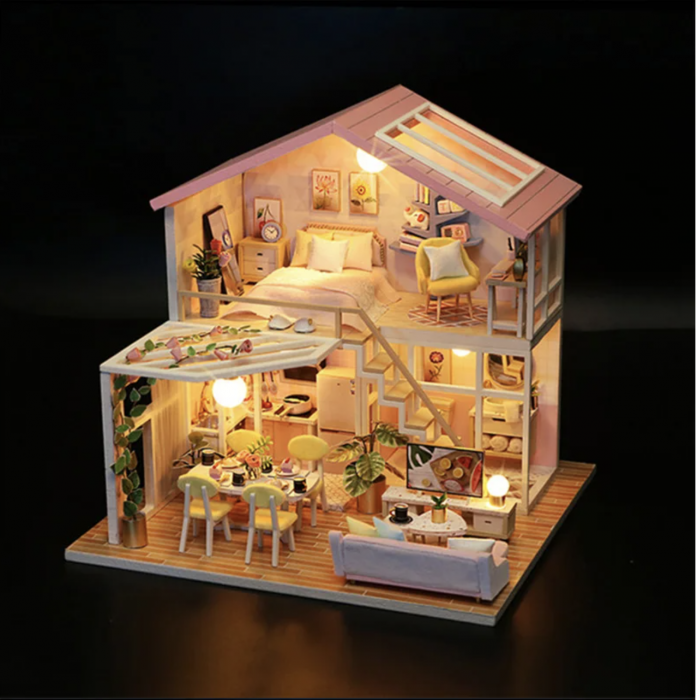 Macheta DIY mobilier casuta papusi Vila de vis, scara 1:24 [14]