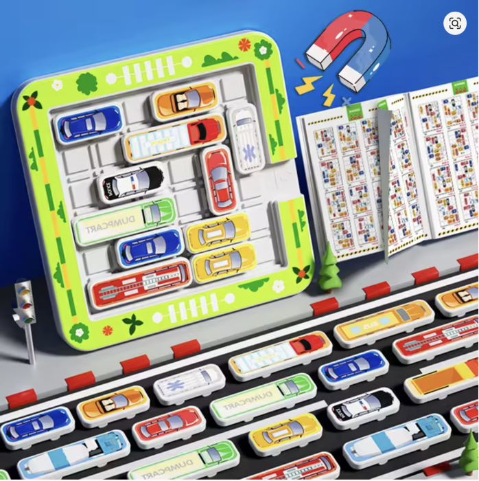 Magnetic Parking Game - joc logic cu masini magnetice, 360 provocari [2]