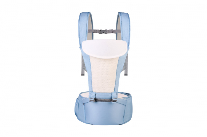 Marsupiu ergonomic cu scaunel de sustinere, MD2001, bleu [2]