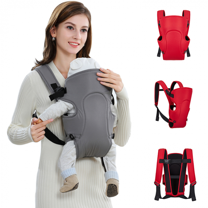 Marsupiu ergonomic pentru bebelusi, Full rosu [2]