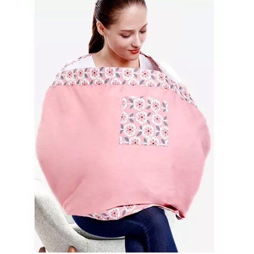 Marsupiu wrap, sling cu inele, pentru bebelusi, roz [16]