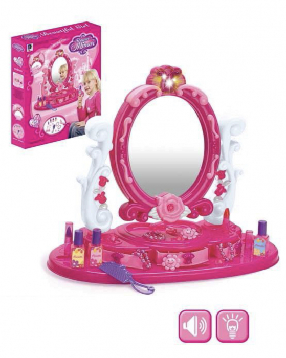 Masa de frumusete, Dresser cu Oglinda, muzica si lumini, 661-23 [2]