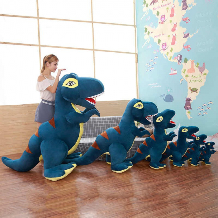 Mascota din plus Dinozaur 40 - 90 cm, Albastru [3]