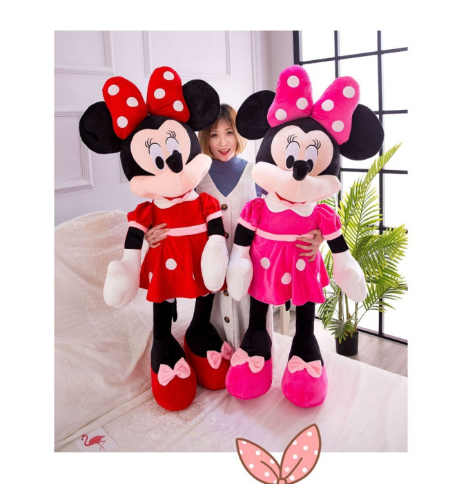 Mascota Gigant Minnie Mouse Din Plus 130 cm, rosu [3]