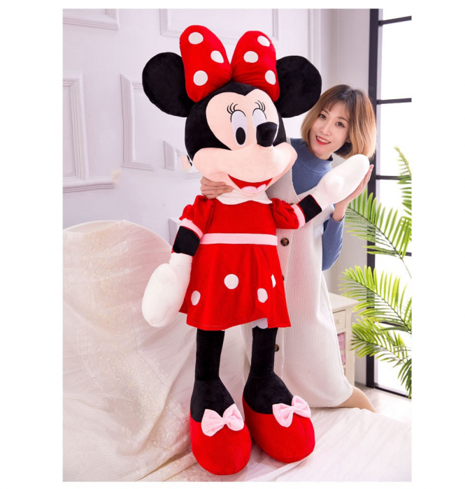 Mascota Gigant Minnie Mouse Din Plus 130 cm, rosu [5]