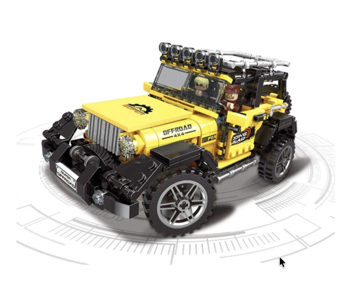 Joc de constructie Offroad Adventure 4x4, suspensii si mecanisme mobile, 610 piese, +6 ani [4]