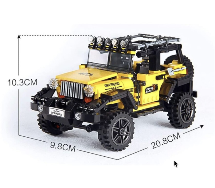 Joc de constructie Offroad Adventure 4x4, suspensii si mecanisme mobile, 610 piese, +6 ani [5]