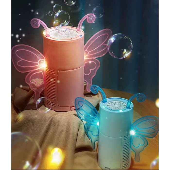Masina automata de facut baloane de sapun Angel Bubble, mini, 20 cm, albastru, +3 ani [9]
