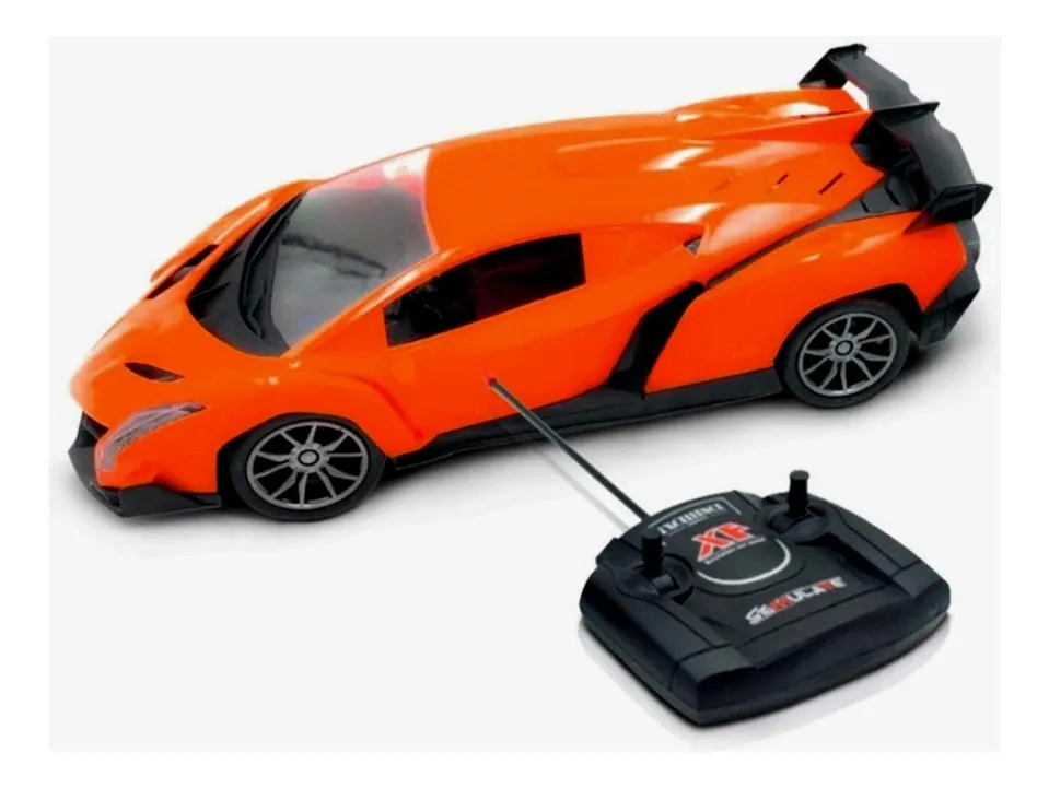 Masina cu telecomanda, Lamborghini Veneno Roadster, portocaliu, scara 1:18 [1]
