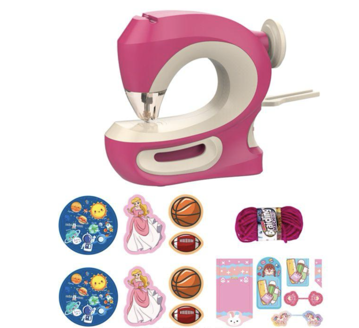Masina de Cusut pentru Copii cu Accesorii si Sertar de Depozitare [5]