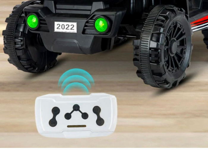 Masina de teren electrica, 12V cu 2 motoare, cu telecomanda, 5022 Negru [2]