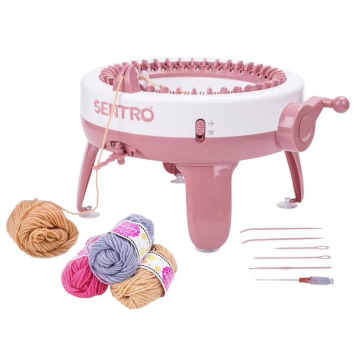 Masina de Tricotat Sentro 40 Ace cu 2 Moduri de Tesut si Accesorii Incluse [9]