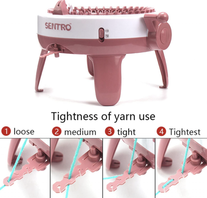 Masina de Tricotat Sentro 40 Ace cu 2 Moduri de Tesut si Accesorii Incluse [7]