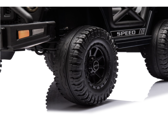 Masina electrica OFFROAD 12V, 2x45W, telecomanda 2.4G, roti mari, 30 kg, negru [11]